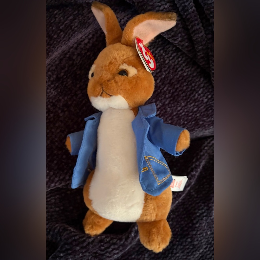 Ty Beanie Baby - PETER RABBIT the Bunny 8"  Plush Stuffed Animal Toy 2017